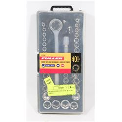 NEW FULLER 40-PC 1/4 IN. & 3/8 IN. SOCKET