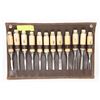 Image 1 : SKIL 12-PC CHISEL/WOOD CARVING SET,