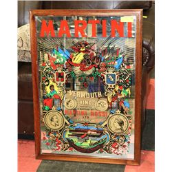 LARGE MARTINI MIRRORED DISPLAY.