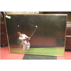 VINTAGE GOLFER PHOTO DISPLAY LARGE SIZE