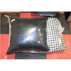 BAG OF ASSORTED SHOWHOME ACCENT PILLOWS.