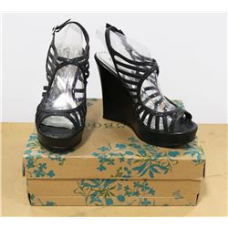 BAMBOO SIZE 8.5 BLACK LADIES SHOES STYLE SUNSHINE