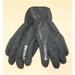 PAIR OF BOODUN BLACK WINTER SPORTS GLOVES, SIZE