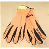 Image 1 : PAIR OF BOODUN ORANGE WINTER SPORTS GLOVES, SIZE
