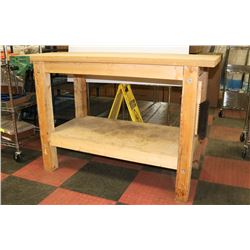 HEAVY DUTY WORK BENCH WITH GENERAL INTERNATIONAL