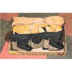 FLAT OF ASSORTED HANDYMAN WAIST MOUNTING TOOL