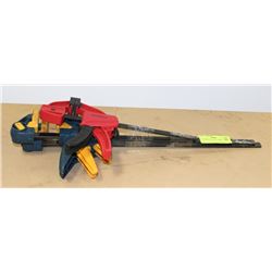 3 ASSORTED TABLE CLAMPS