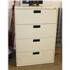 Image 1 : 4 DRAWER FILE CABINET 53"H X 36"W X 19"D WITH KEY