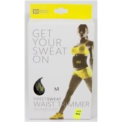 NEW! GET YOUR SWEAT ON! WAIST TRIMMER SIZE: M