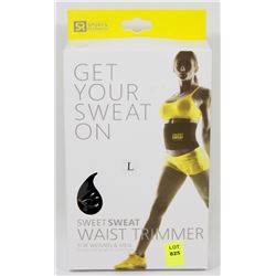 NEW! GET YOUR SWEAT ON! WAIST TRIMMER SIZE: L
