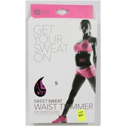 NEW! GET YOUR SWEAT ON! WAIST TRIMMER SIZE: S