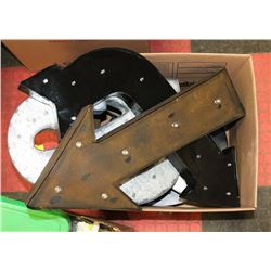 BOX OF SHOWHOME ILLUMINATED SIGNS