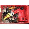Image 1 : CRATE OF GARAGE TOOLS, CAR ITEMS & MORE