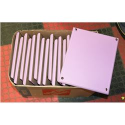 BOX W/15 WOOD FRAMED DISPLAY PLAQUES -