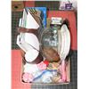 BOX FULL OF ARTS & CRAFTS SUPPLIES INCL. A