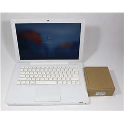 WHITE APPLE MACBOOK W/ EL CAPITAN/MS OFFICE/4GB