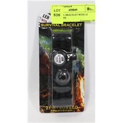 SURVIVAL BRACELET WITH 10 FUNCTIONS