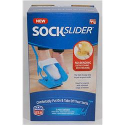 NEW! 2-PIECE DESIGN SOCK SLIDER