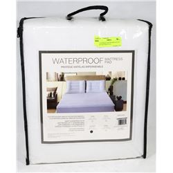 WATERPROOF MICROFIBER QUEEN SIZE MATTRESS PAD