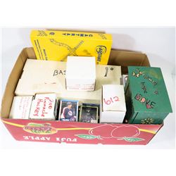 LOT OF COLLECTIBLE SPORTS CARDS VARIOUS TYPES &