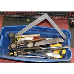 BOX OF ASSORTED TOOLS
