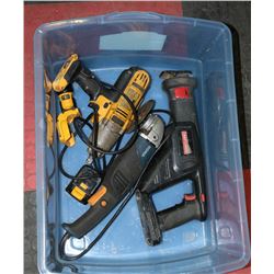 LARGE ESTATE CORDLESS / CORDED POWER TOOL LOT