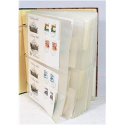 LARGE BOOK WITH CANADA FIRST DAY COVERS,