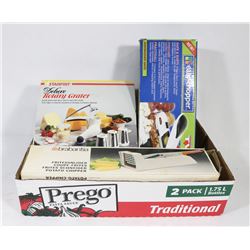 BARBANTIA POTATO CHOPPER, DELUXE ROTARY GRATER &