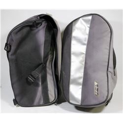 PAIR OF SOFT SIDED MOTORCYCLE BAGS