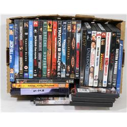 LOT OF APPROX 31 MOSTLY ACTION DVDS.