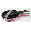 Image 1 : LOT OF 4 T-FAL FRYING PANS