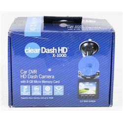 CLEAR DASH HD DASH CAMERA 1080P WIDE ANGLE