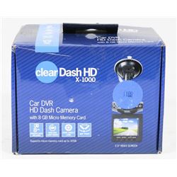 CLEAR DASH HD DASH CAMERA 1080P WIDE ANGLE