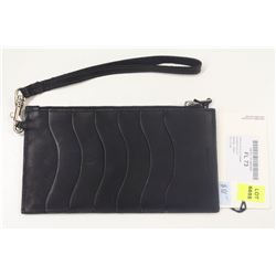 M0851 NAVY FLAT POUCH CARD HOLDER