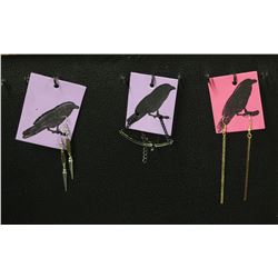 3 ASSORTED PAIRS OF EARRINGS