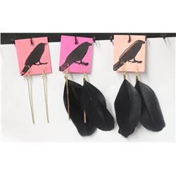 3 ASSORTED PAIRS OF EARRINGS