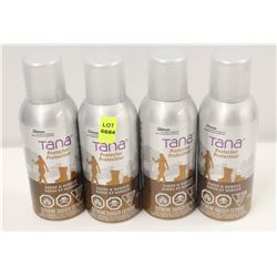 4 CANS OF TANA SUEDE & NUBUCK PROTECTOR