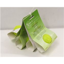 GROUP OF 4 MEDILOGICS HAND & FOOT MASSAGE BALLS