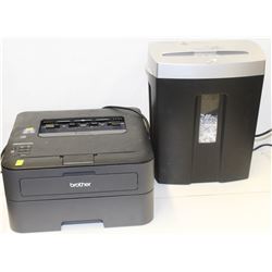 HL-L23600W BROTHER PRINTER & DYNEX SHREDDER