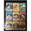 Image 1 : 1959 TOPPS BASEBALL CARD LOT