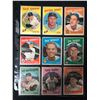 Image 1 : 1959 TOPPS BASEBALL CARD LOT