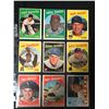 Image 1 : 1959 TOPPS BASEBALL CARD LOT