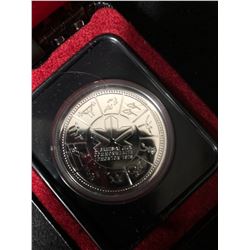 1978 CANADA XI COMMONWEALTH GAMES COMMEMORATIVE SILVER ONE DOLLAR COIN .500 SILVER
