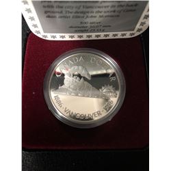 1986 CANADA VANCOUVER CENTENNIAL PROOF SILVER DOLLAR COIN .500 SILVER
