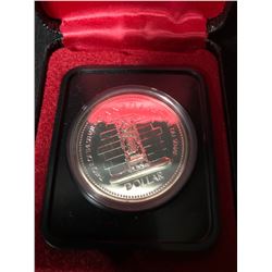 1977 Canada Silver Jubilee Dollar Throne of the Senate Commemorative Coin .500 SILVER
