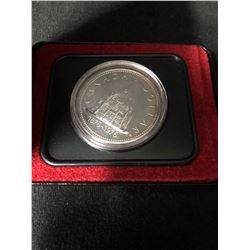 1876-1976 CANADA $1 DOLLAR - .500 SILVER - Elizabeth II - Library of Parliament