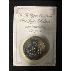 1990 The Queen Mother's 90th Birthday Silver Proof Crown