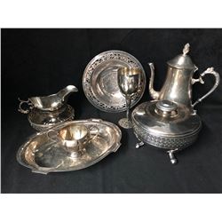 SILVER PLATED DINNERWARE SET