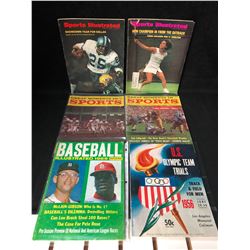 VINTAGE SPORTS MAGAZINES LOT