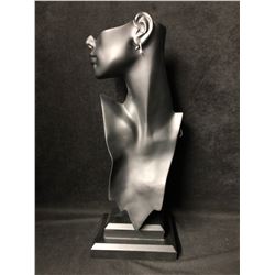 Necklace and Earring Bust Jewelry Display - Black